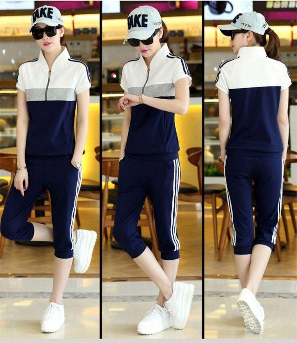 BỘ ĐỒ THỂ THAO NỮ PHỐI MÀU CAO CẤP