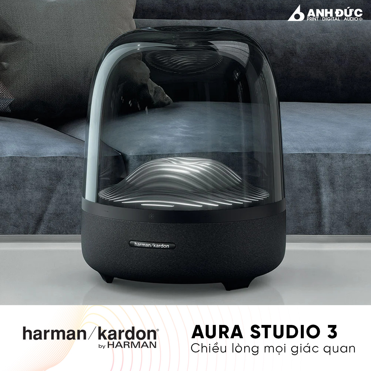 Loa Bluetooth Harman Kardon Aura Studio 3 - Hàng Chính Hãng PGI