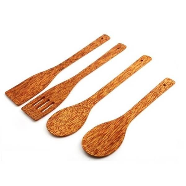 Bộ vá sạn gỗ dừa 4 món