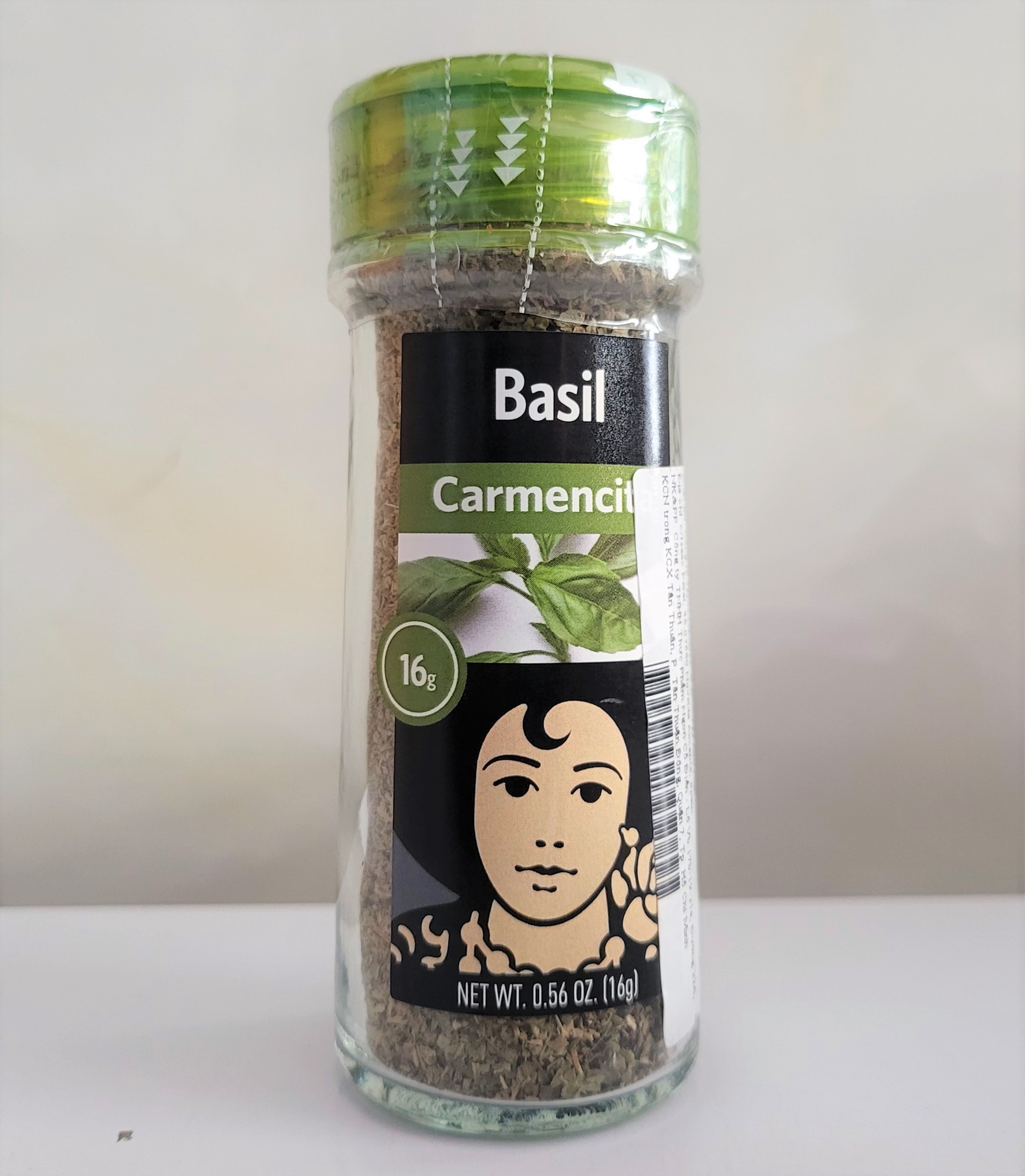 [Lọ 16g] LÁ HÚNG QUẾ KHÔ [Spain] CARMENCITA Basil Leaves (cff)