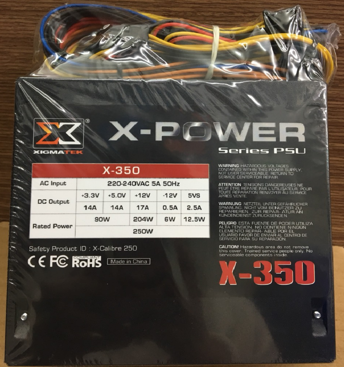 [HCM]Nguồn máy tính Xigmatek X-350 350W