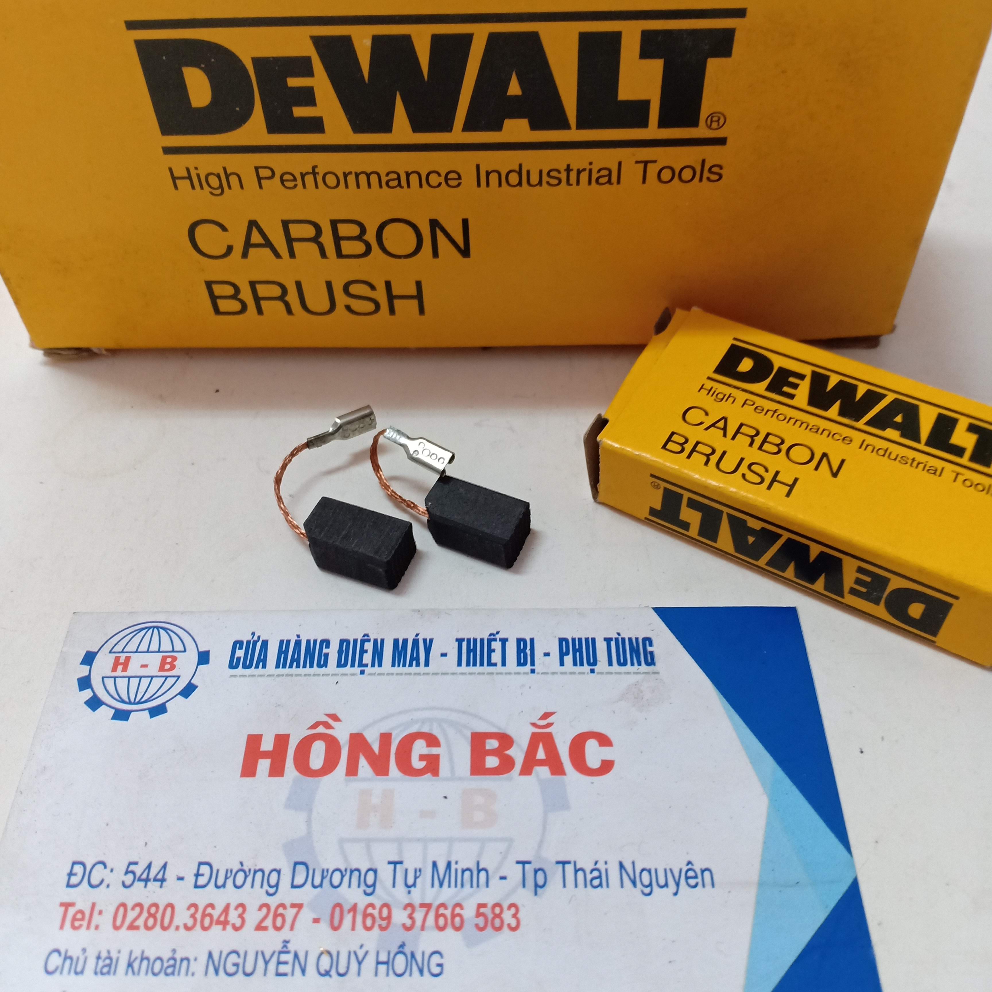 10 đôi chổi than Dewalt dùng cho máy khoan, máy mài