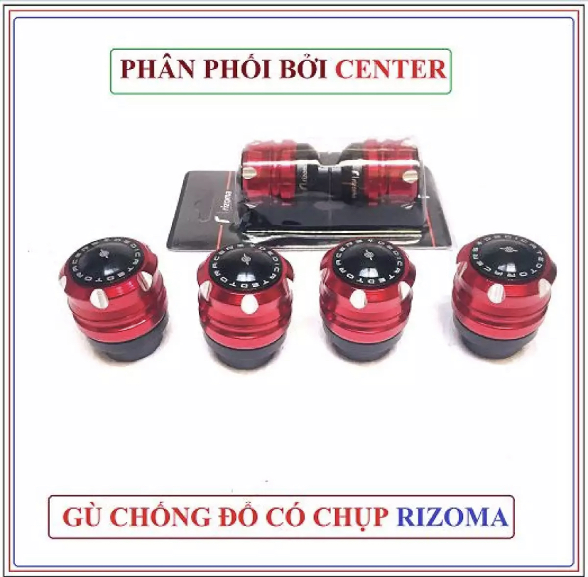 [ Giá 1 cặp ] Gù chống đổ có chụp màu xanh