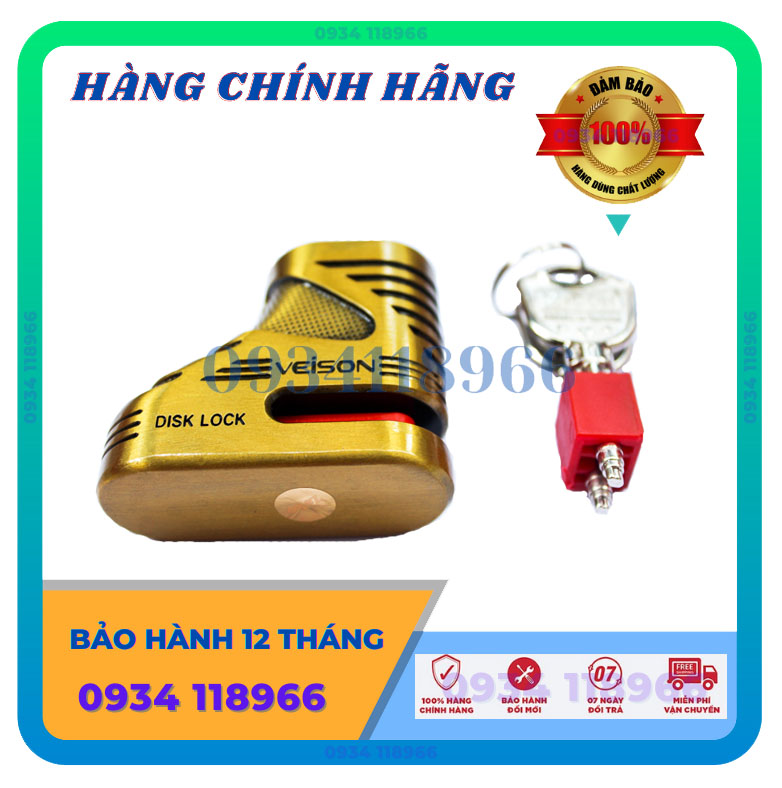 Ổ Khóa Đĩa Xe Máy Chống Trộm Veision