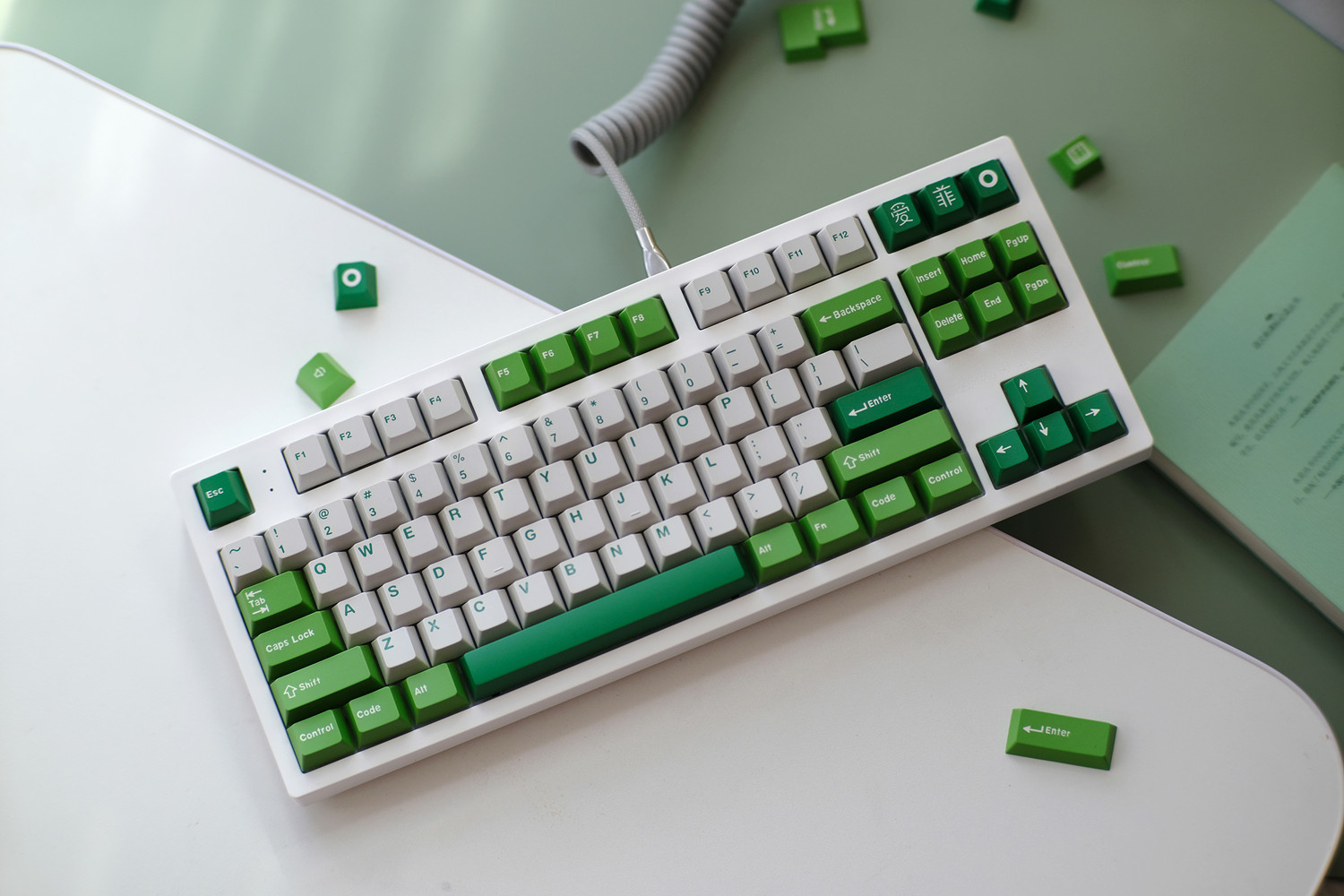 Bộ keycap ABS doubleshot nút bàn phím cơ CMK phù hợp nhiều layout bàn phím trên thị trường