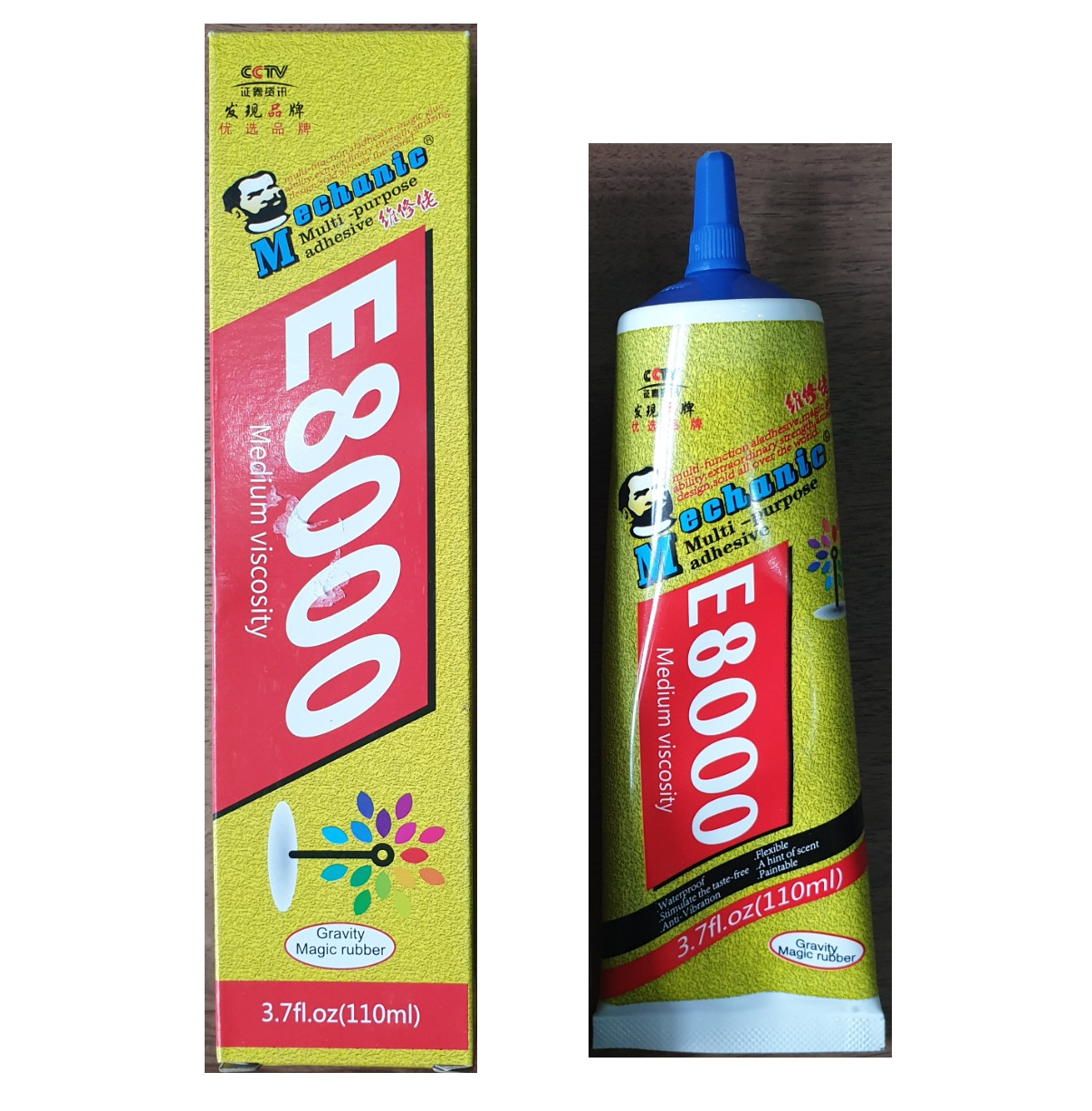 Keo dán ron E8000 ( màu trong 110ml )