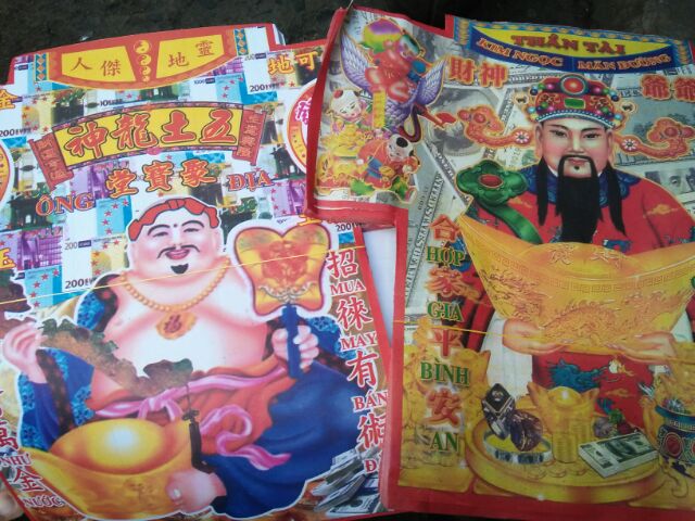 Giấy cúng thần tài ông địa