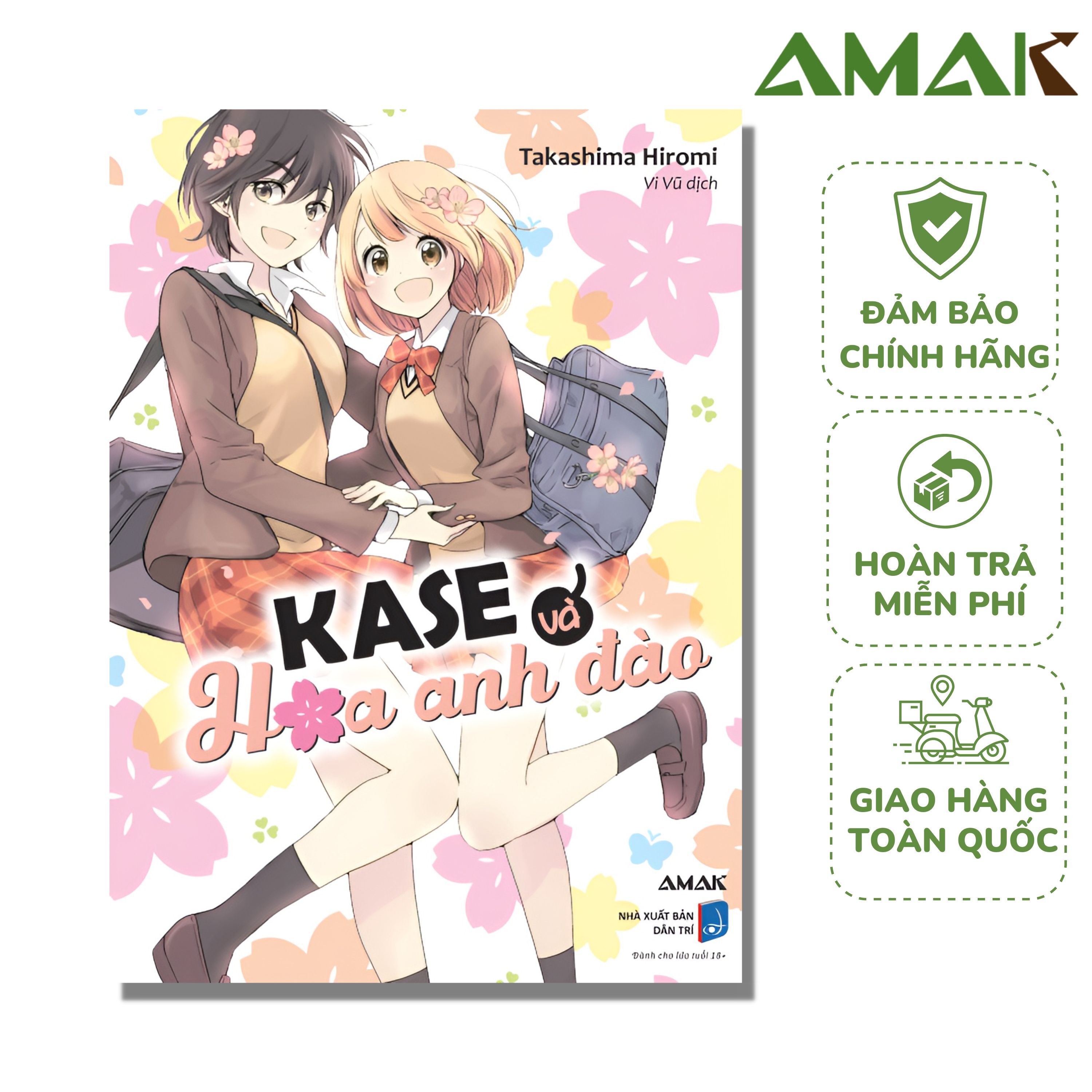 Kase Và Hoa Anh Đào - Amak Books - Truyện Tranh - Tặng kèm Bookmark và Sticker Chibi