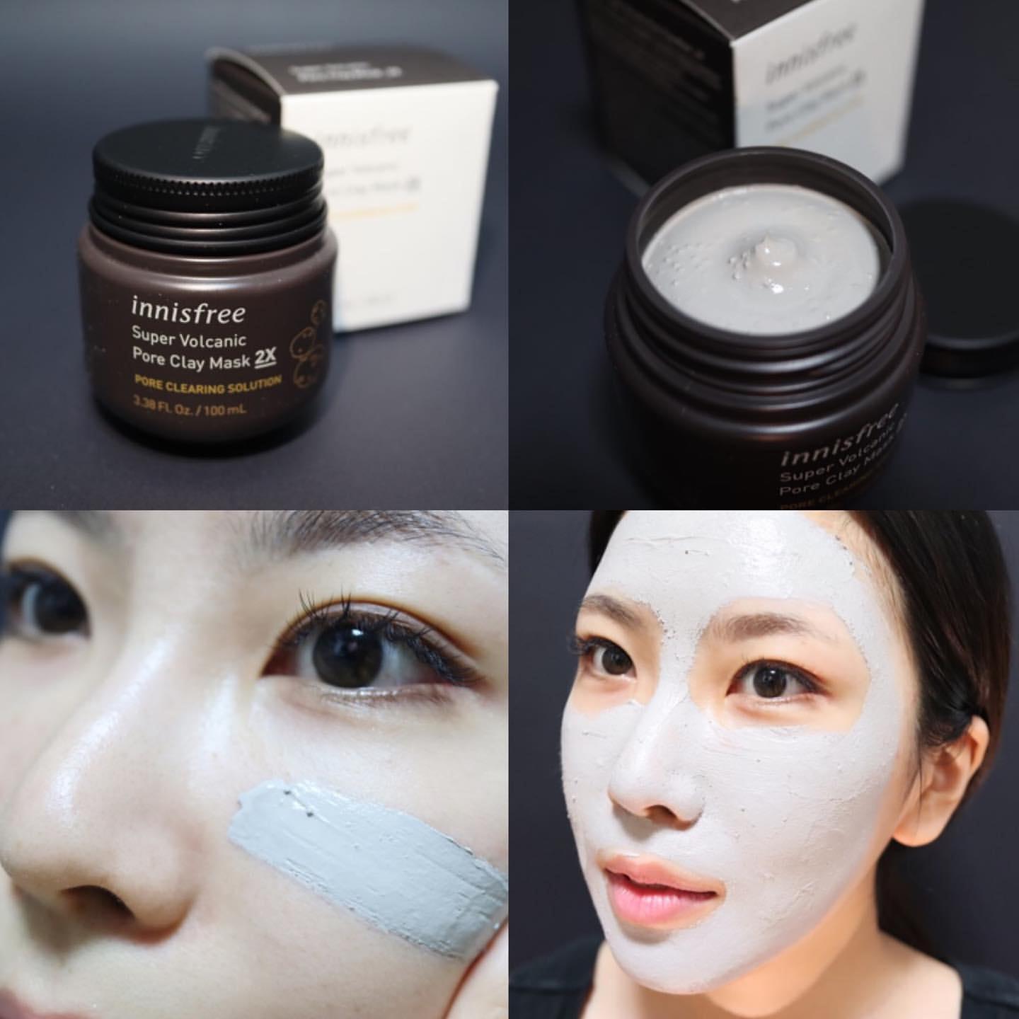 Mặt nạ đất sét Innisfree Super Volcanic Pore Clay Mask 2X 100ml