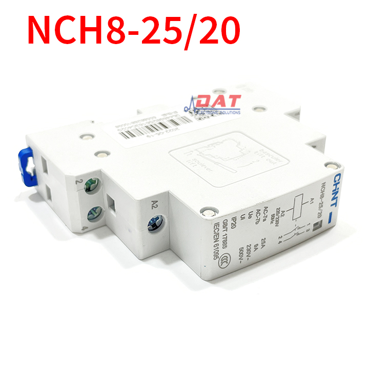 Khởi động từ một pha chint 220v 25a nch8-25/02 nch8-25/20