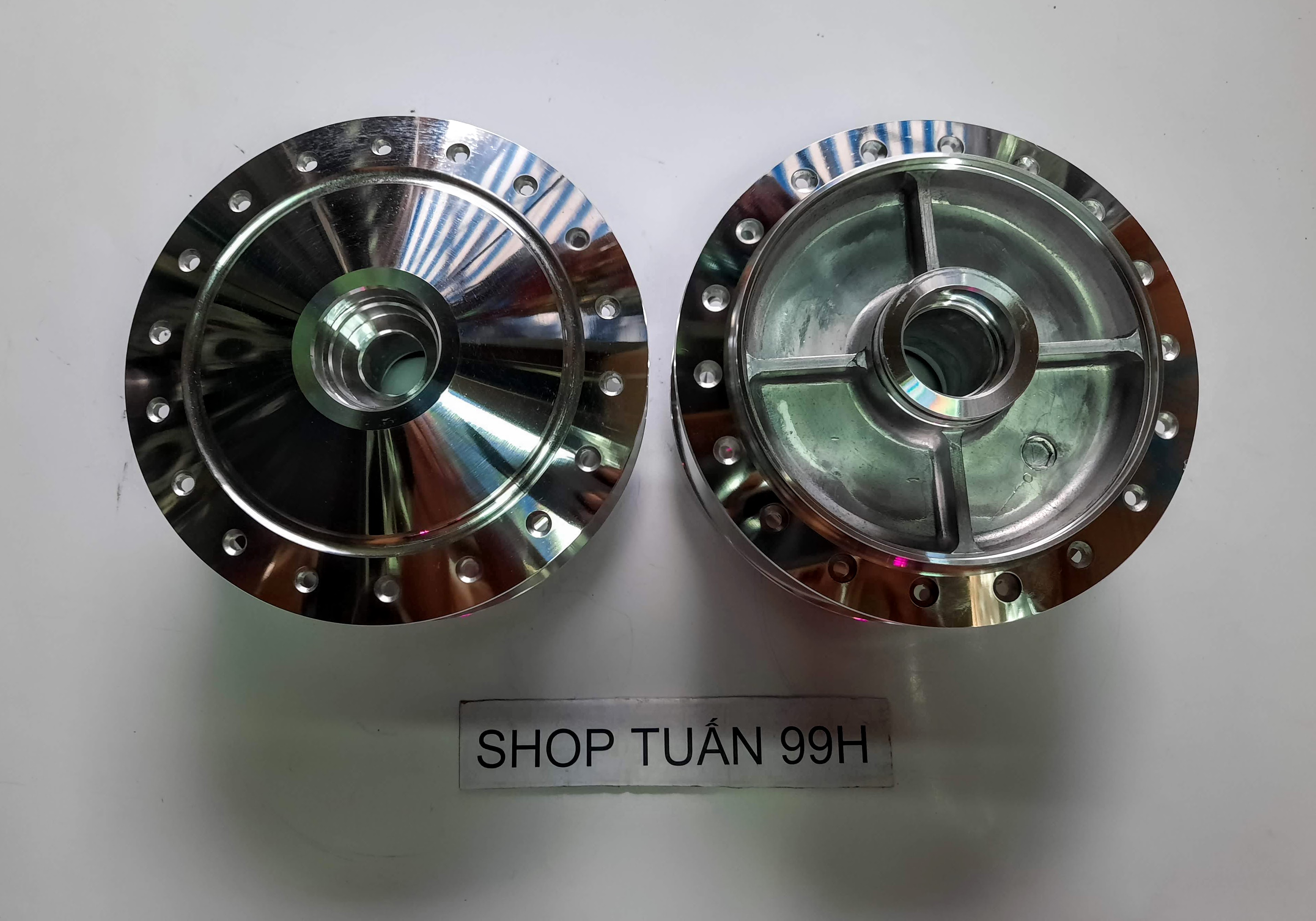 Bộ đùm niềng căm Crom Thái dành cho Wave, Dream