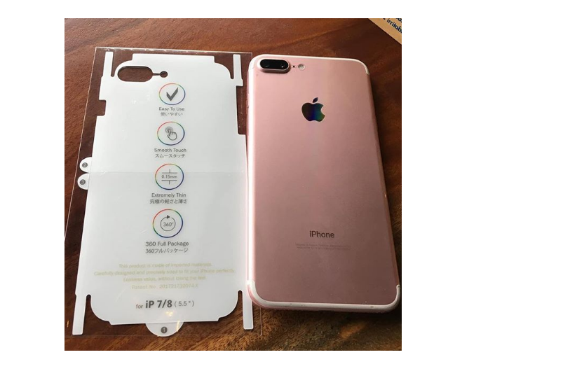 Miếng Dán PPF măt sau full viền cho iPhone 7 plus, 8 plus