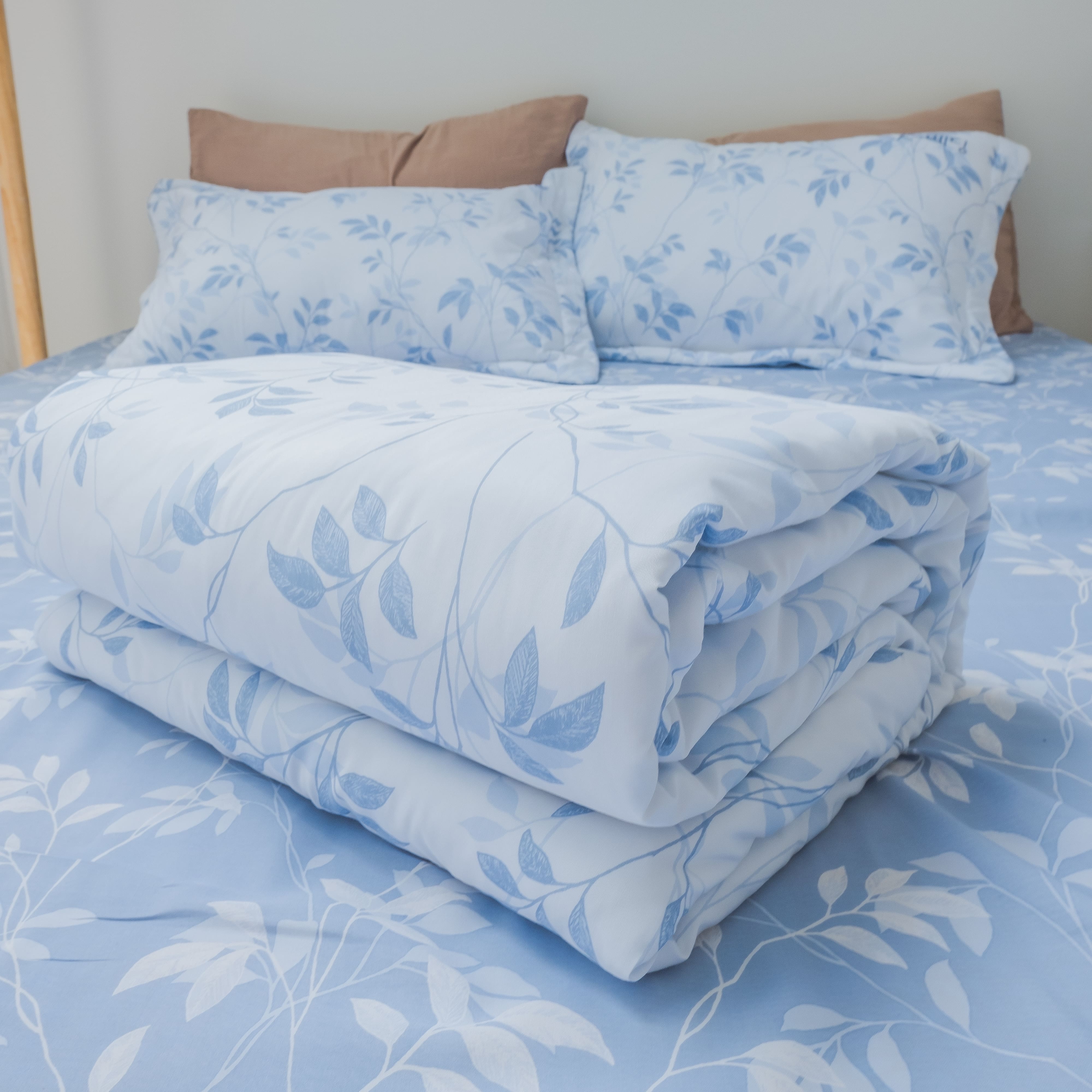 Chăn hè K-Bedding KMTP 101 MicroTencel Họa tiết lá mảnh