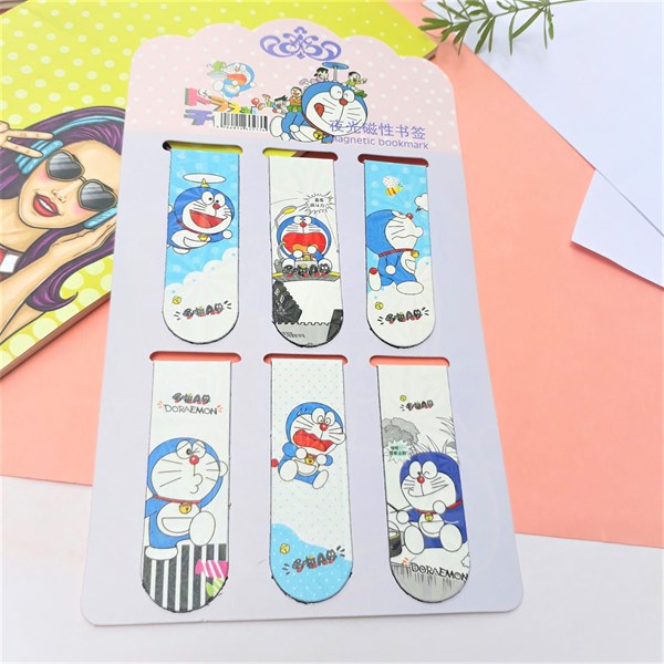 [HCM]Combo 6 Bookmark Nam Châm Magnet ( Đánh Dấu Sách ) Truyện Doraemon (Doremon)