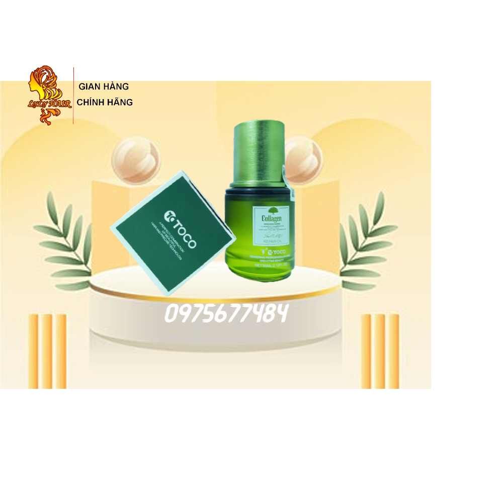 Tinh Dầu Dưỡng Tóc Toco collagen 60ML