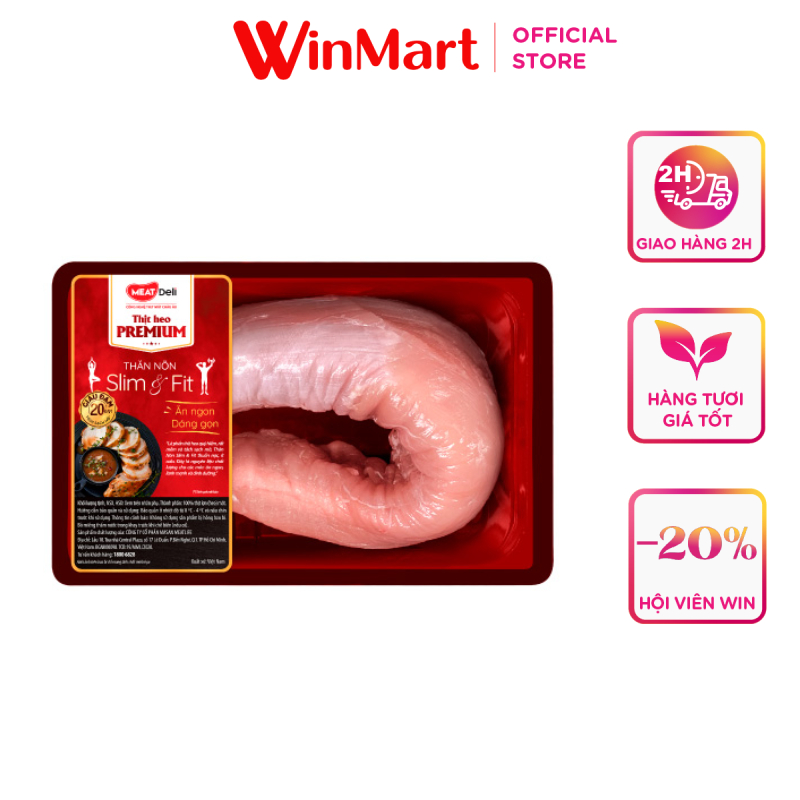 Siêu thị WinMart -Thăn nõn Slim & Fit Meat Deli Premium 550g