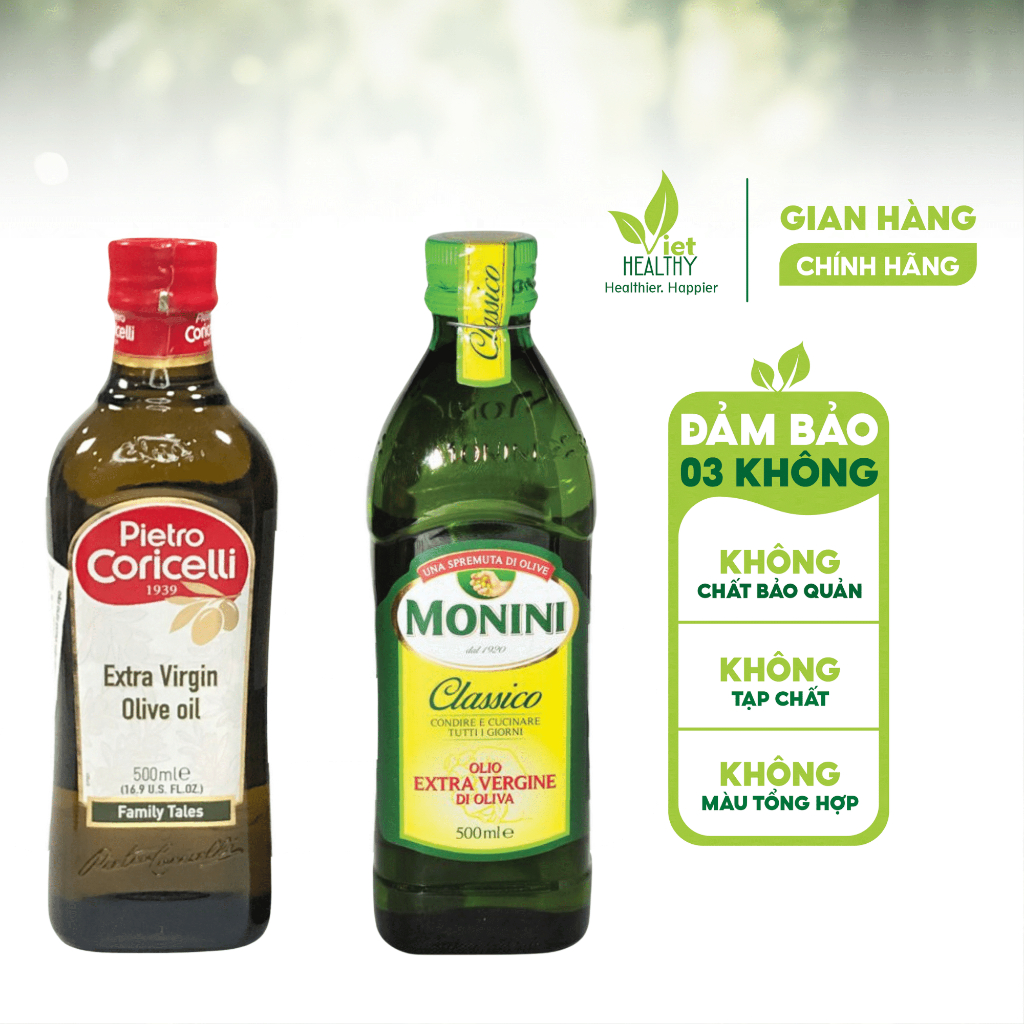 Dầu Olive extra virgin 500ml Ý.