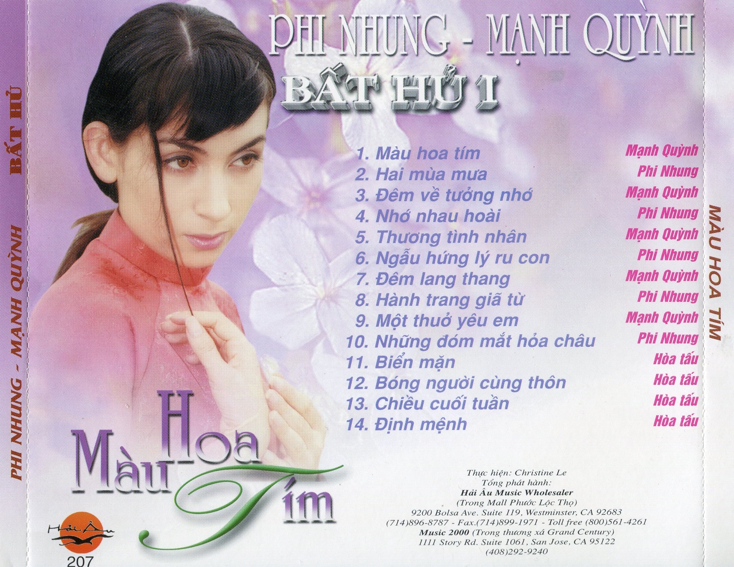 bộ 5 đĩa cd phi nhung 8 (phôi đĩa nhật)