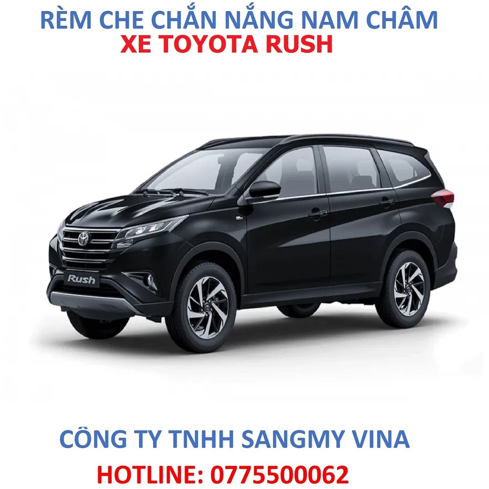 RÈM CHE CHẮN NẮNG NAM  CHÂM XE TOYOTA RUSH