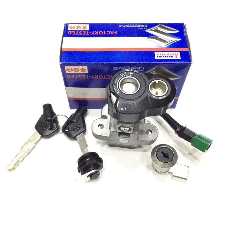Bộ ổ khóa Satria fi Raider fi hàng nhập khẩu Suzuki Inonesia - Lâm Lộc