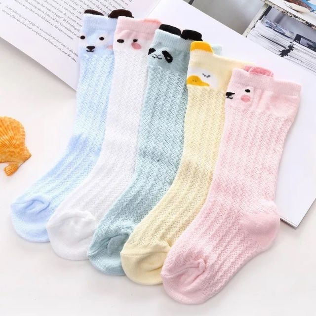 Tất lưới hè cao cổ chống muỗi cho bé 0-3 tuổi/ nhiều mẫu