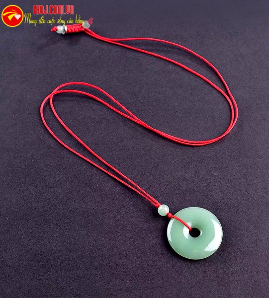 Mặt Dây Chuyền  Đồng Điếu Đá Cẩm Thạch - KIOJ