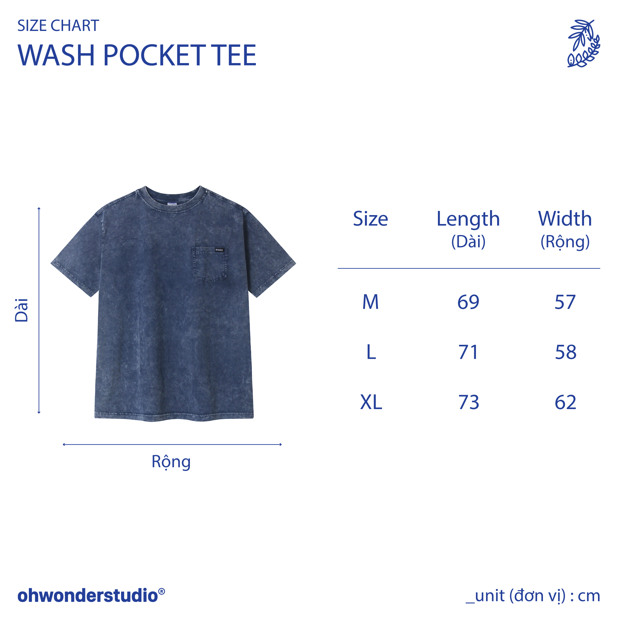 Áo thun Oh Wonder Studio Wash Pocket