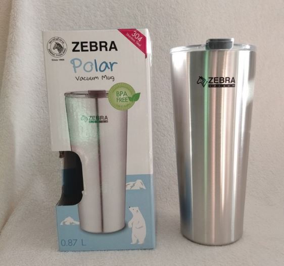 Ly giữ nhiệt polar zebra 870ml - 112702 - tặng kèm túi có quai xách