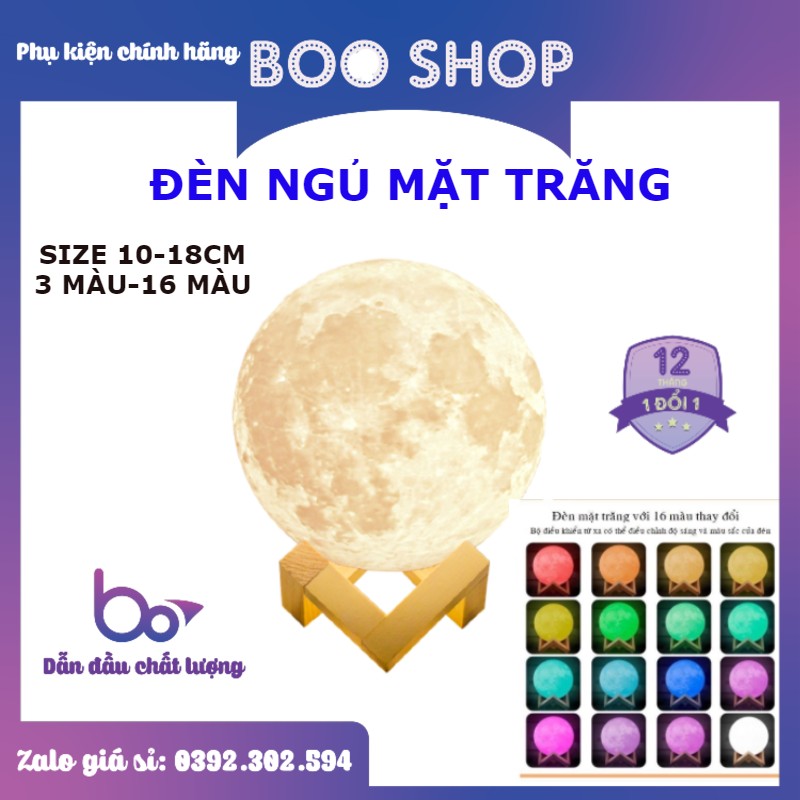 [ Hàng Loại 1 ] Đèn Ngủ Mặt Trăng Version 2021 size 10 - 20 cm