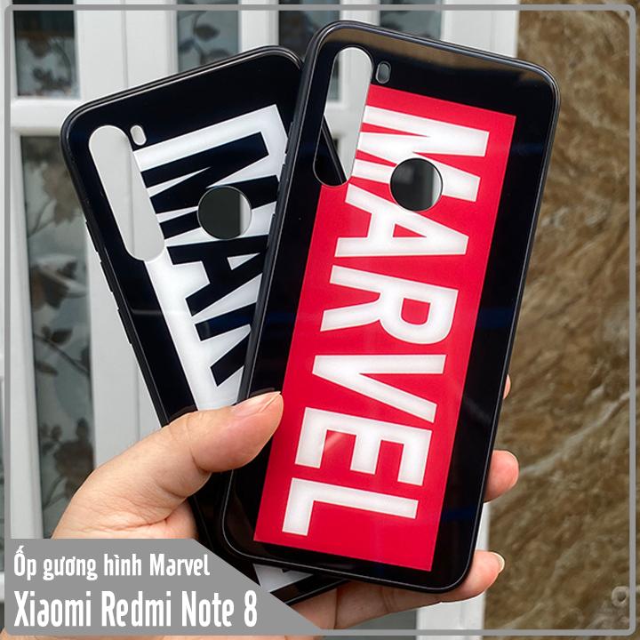 Ốp lưng cho Xiaomi Redmi Note 8 gương hình Marvel