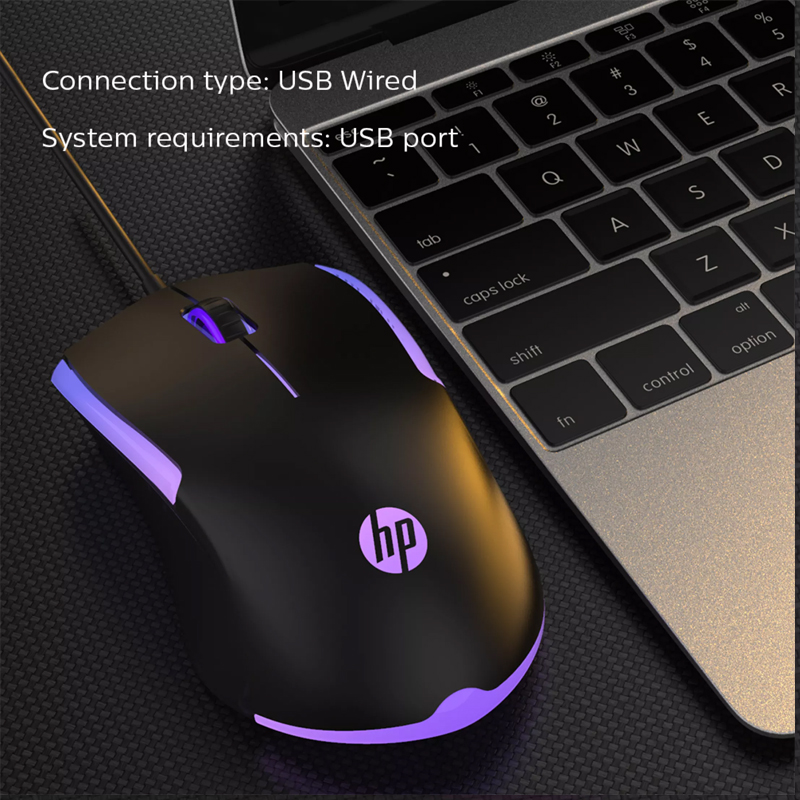 Chuột dây HP LED nhiều màu