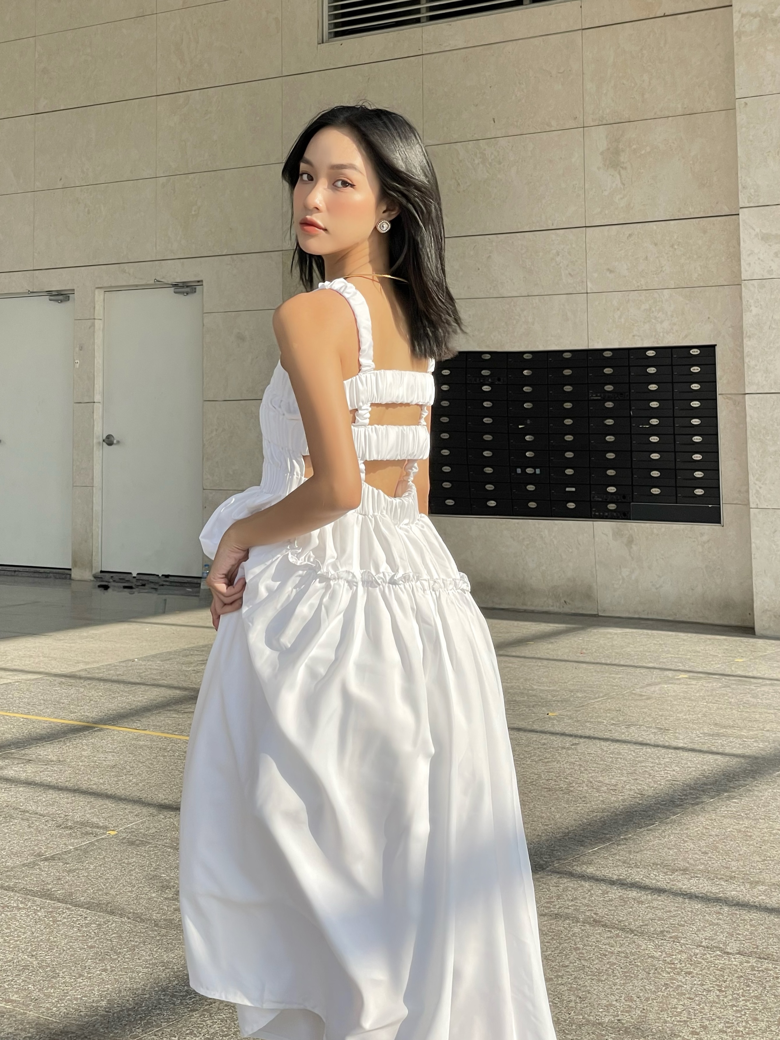[Nhập mã LAZFASHION34-giảm 15% tối đa 99k/600k]SAP-Đầm phồng Mây cách điệu