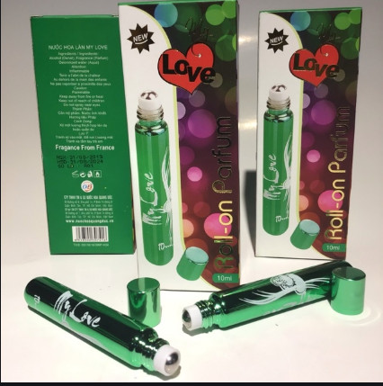 Nước hoa lăn my love xanh lá 10ml