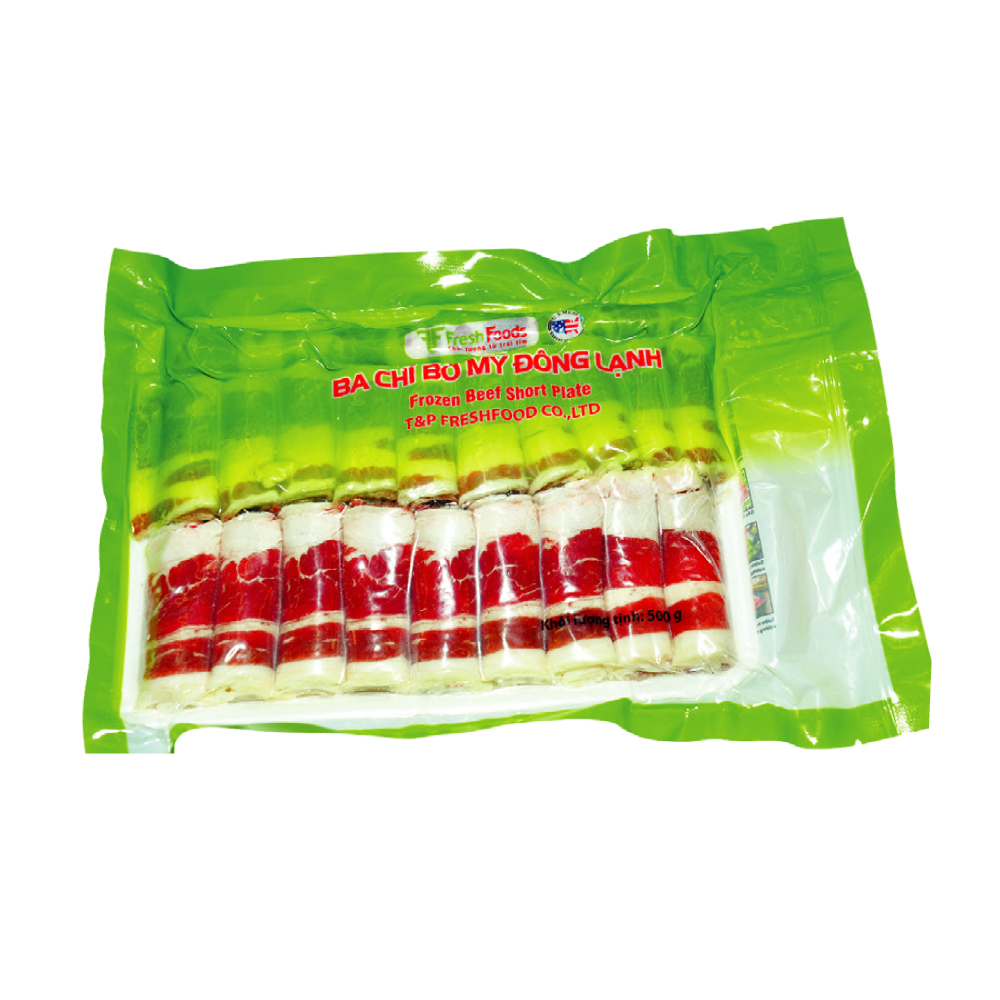 [Siêu thị WinMart] - Ba chỉ bò Mỹ KIAORA cắt lát (khay 500g)