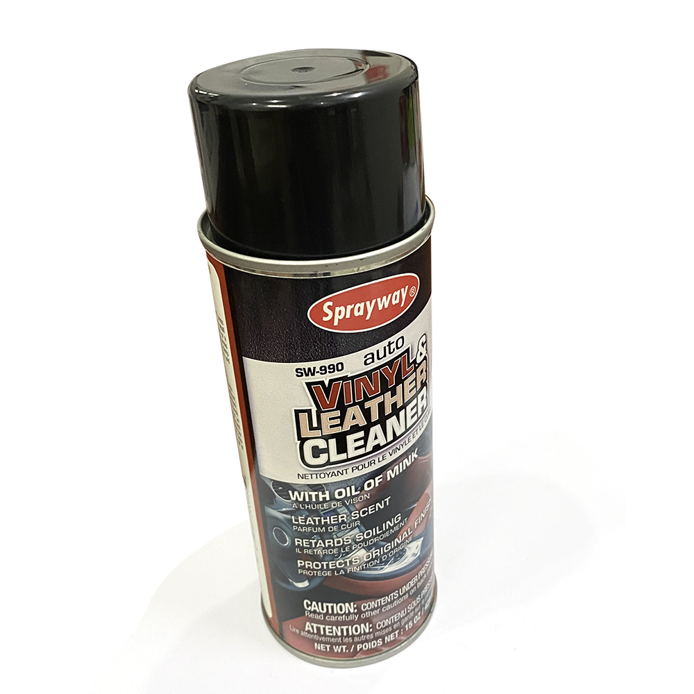 Chai Xịt Vệ Sinh Đồ Da Sprayway Vinyl Leather Cleaner Từ Mỹ (Nâu Đen)