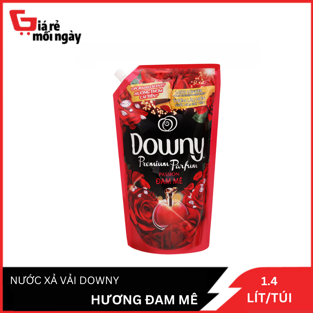 Nước Xả Vải Downy Đam Mê Túi 1.4L