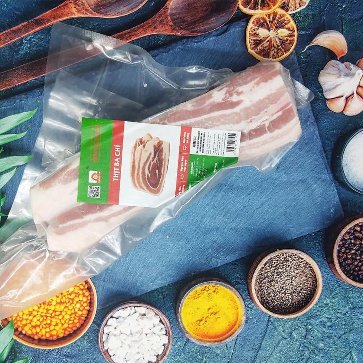 (Chỉ bán tại HN) Thịt ba chỉ 1kg - món ngon từ thịt heo