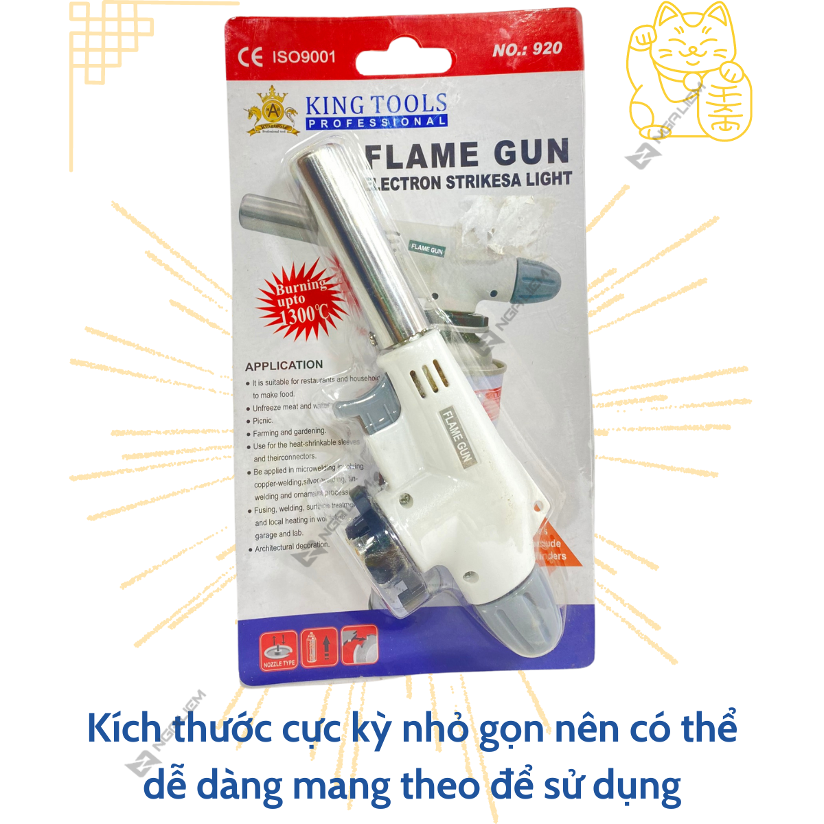 Khò Ga No.920 Trắng Flame King Tools [Hàng Giá Siêu Tốt]