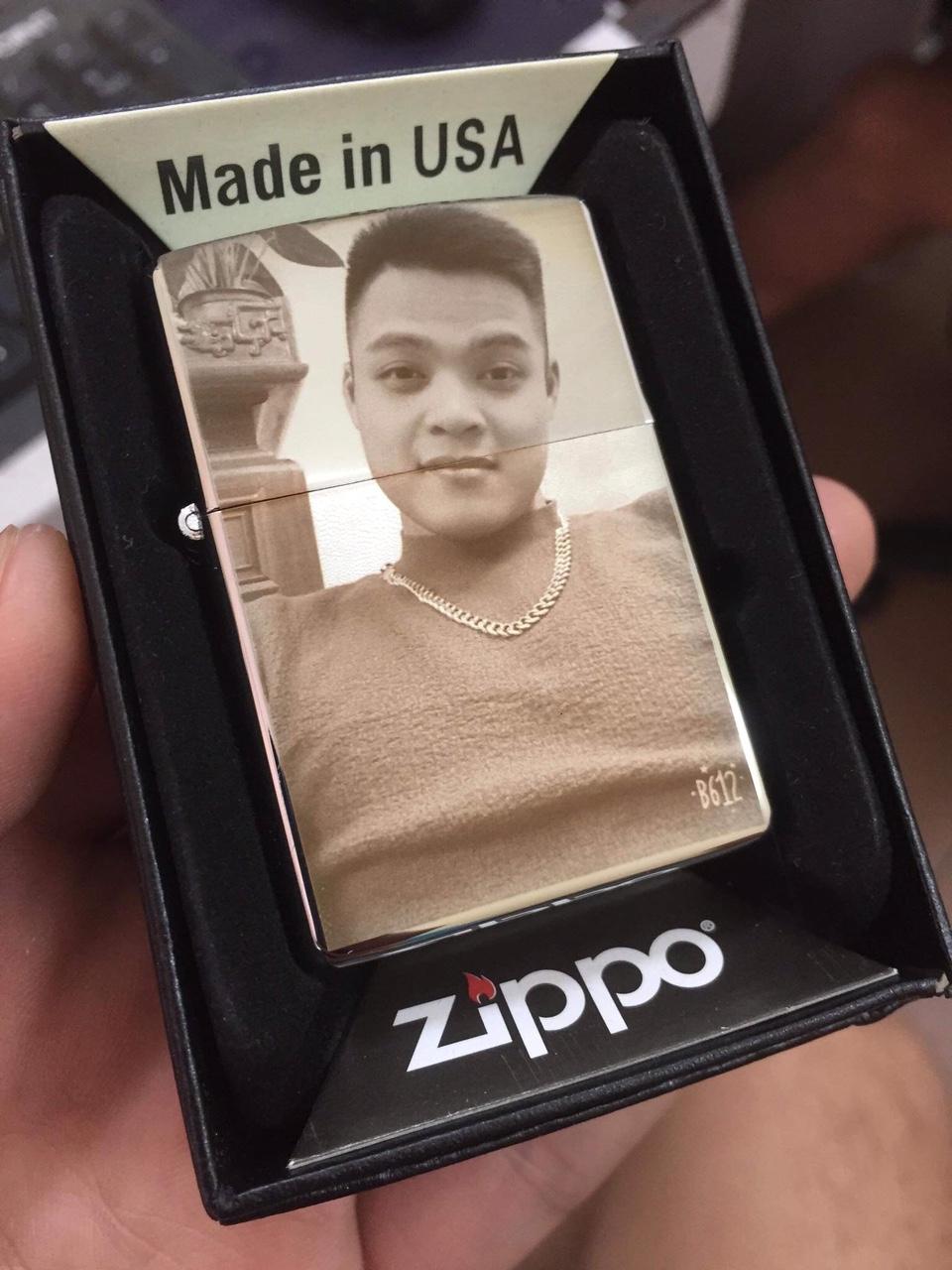[HCM]Bật Lửa Zippo Khắc Tên Hình Theo Yêu Cầu