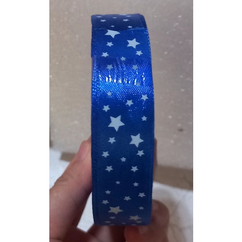 Ruy băng lụa bản 2cm họa tiết.