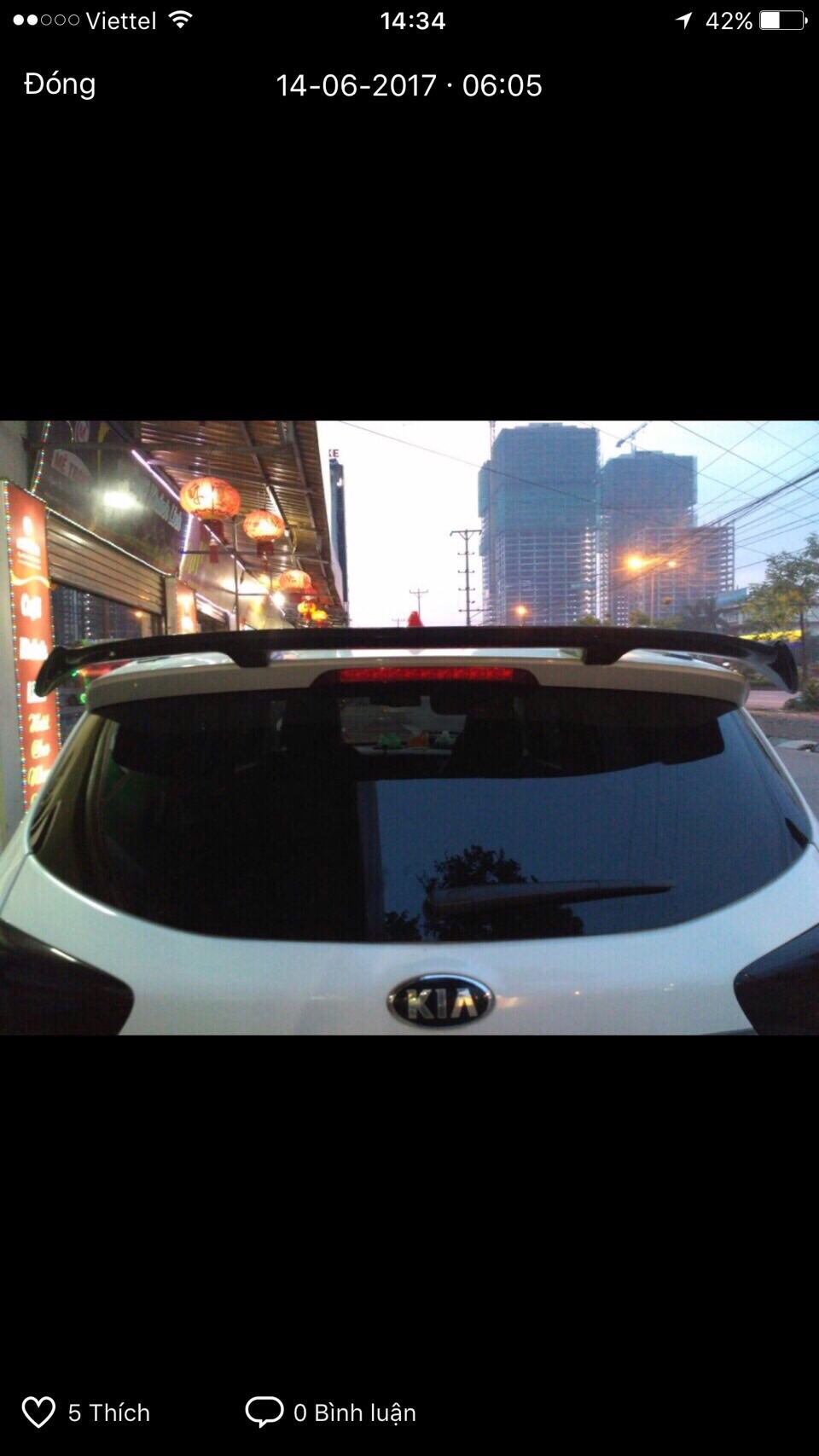 Đuôi gió xe Hatchback, Suv.