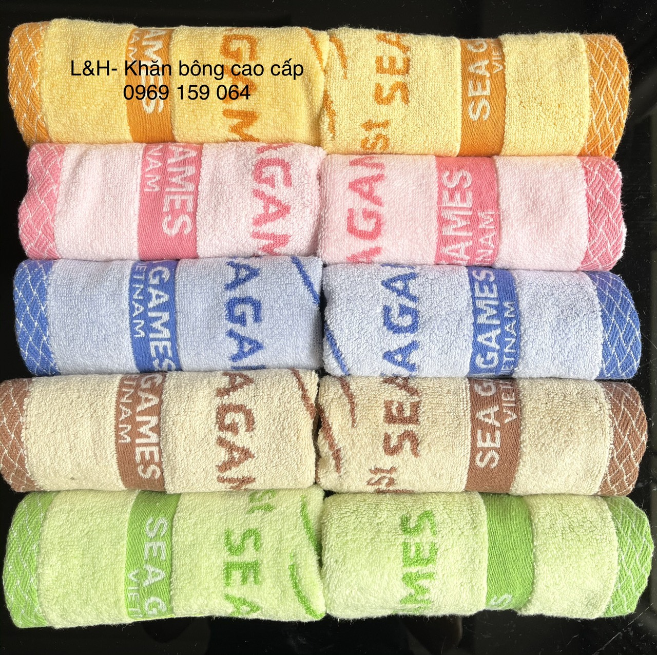 Khăn mặt Seagame Tân Thịnh, KT 30x50cm