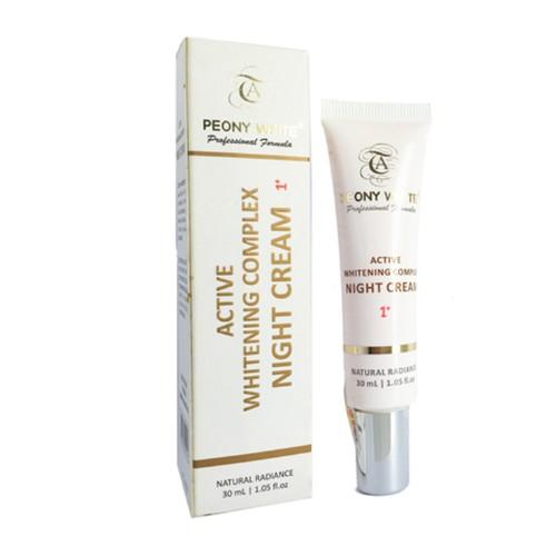 ACTIVE WHITENING COMPLEX NIGHT CREAM  Peony White
