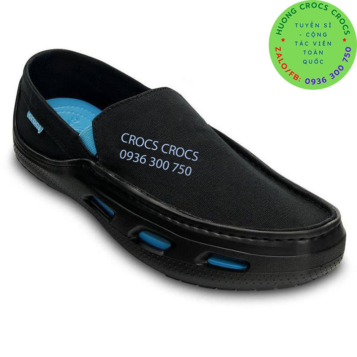 GIÀY VẢI CROCS TIDELINE CANVAS CHO NAM MÀU ĐEN