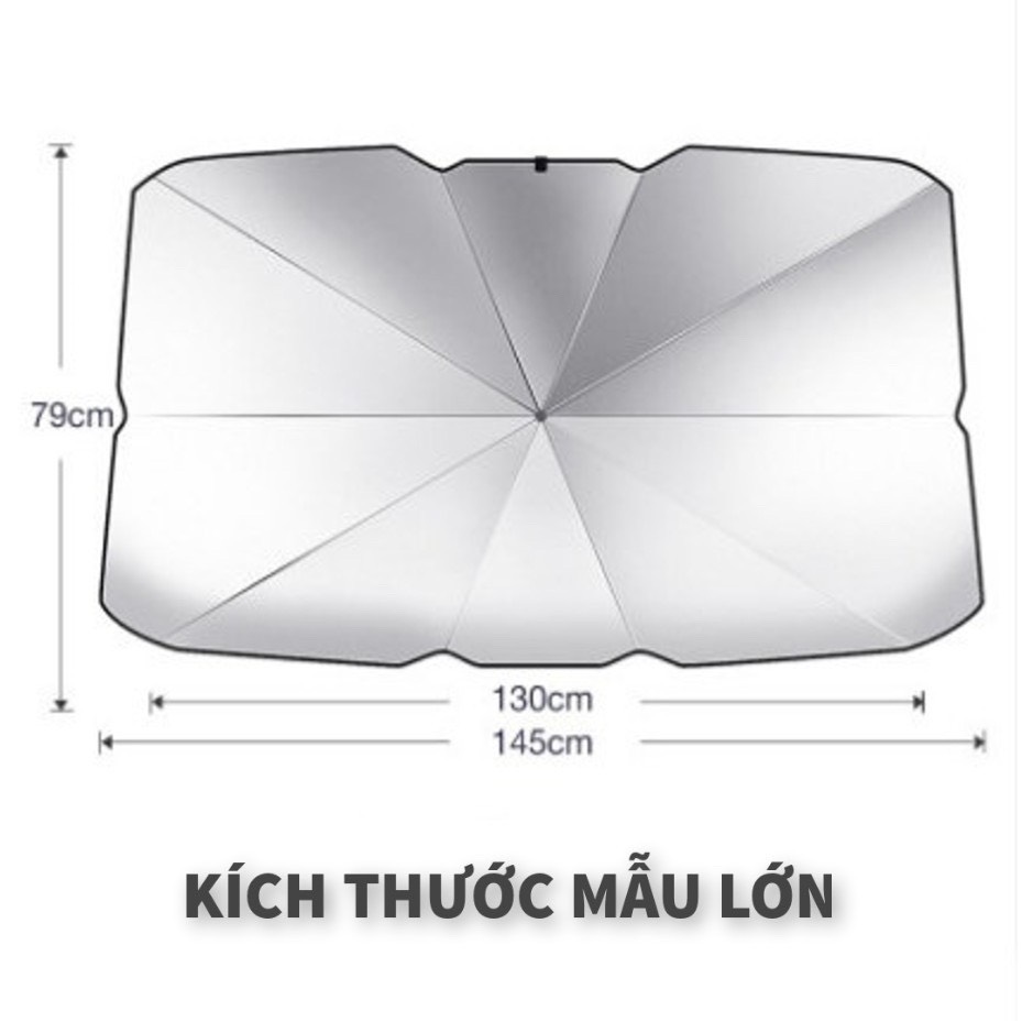 Ô che nắng cho ô tô 4 chỗ, 7 chỗ - Dù che nắng xe hơi - ô kính lái