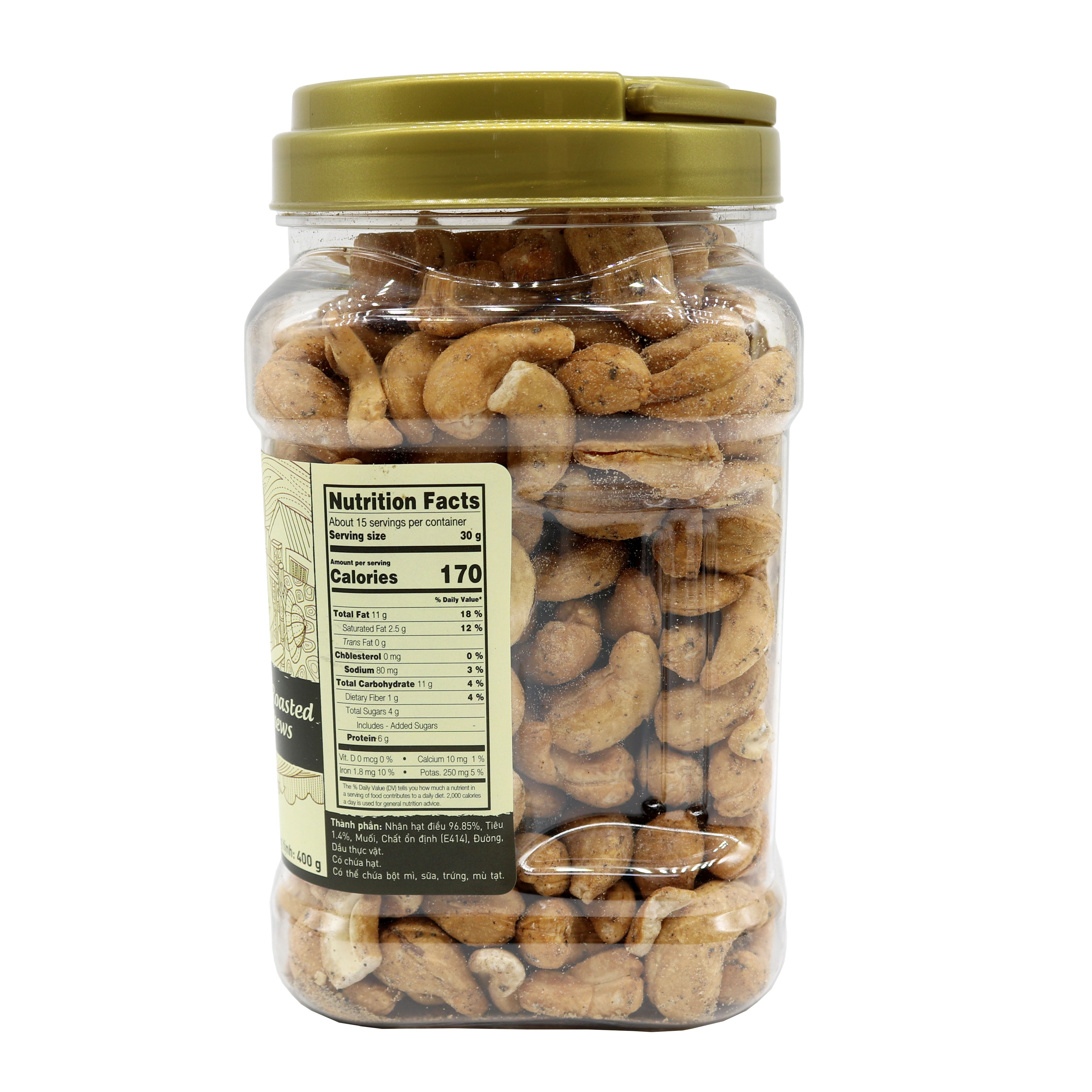 Hạt Điều Vị Tiêu LAFOOCO 400g