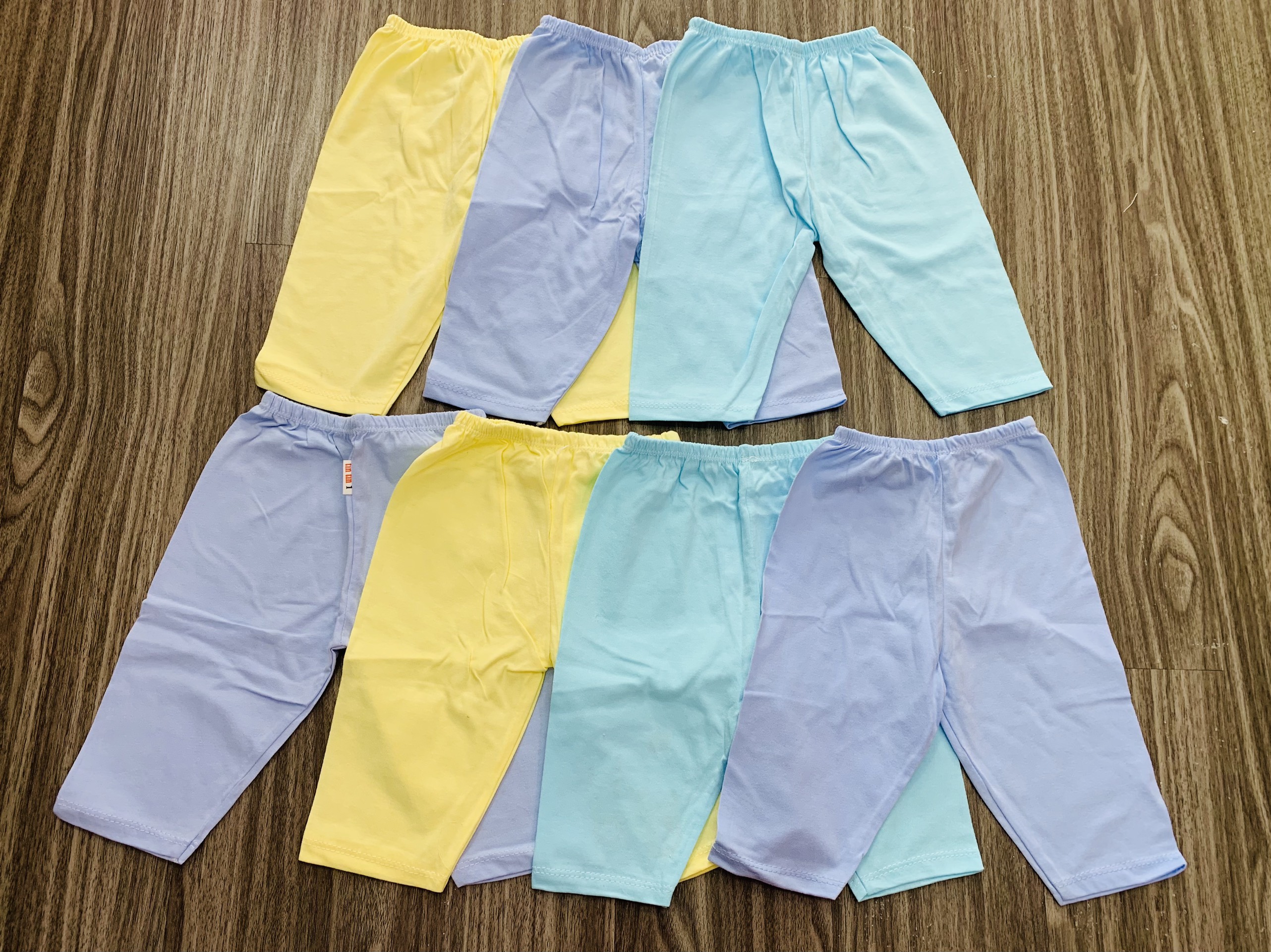 Quần dài màu cotton Bé trai, Bé gái