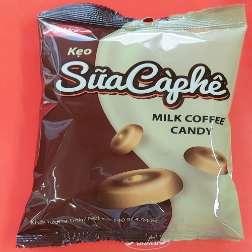 Kẹo cứng sữa cà phê 140g - Bibica