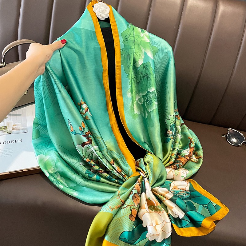 Khăn choàng lụa tơ tằm 180cm*90cm