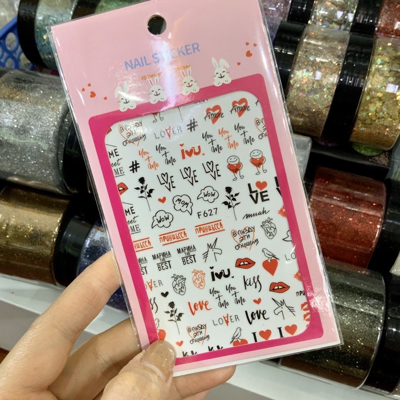 sticker mới về phụ kiện nail